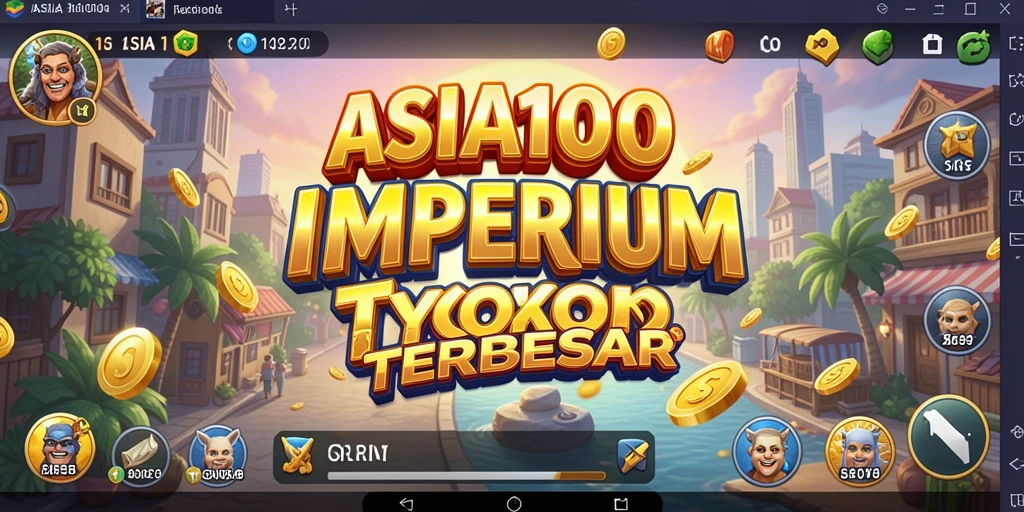 Tampilan gameplay ASIA100 yang menarik dan menantang.