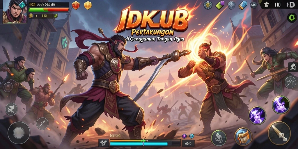 Tangkapan layar dari gameplay seru IDKLUB yang menampilkan pertarungan mendebarkan.