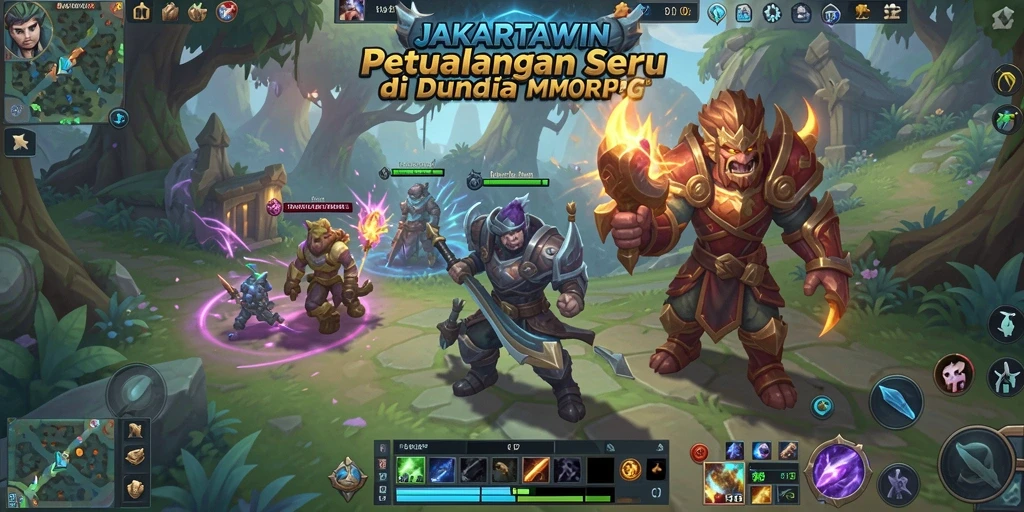 Tampilan gameplay seru di JAKARTAWIN dengan misi menarik.