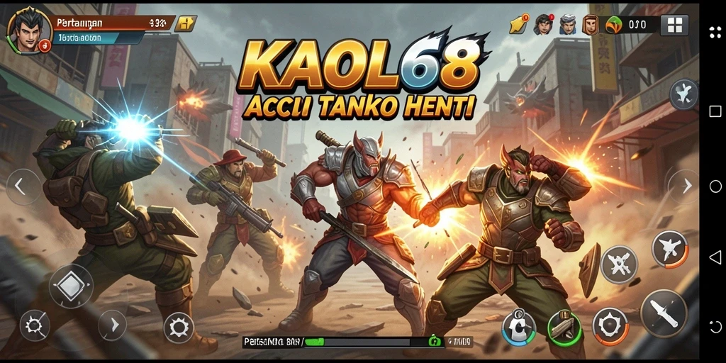 Tampilan gameplay KAOL68 yang mendebarkan dan seru.