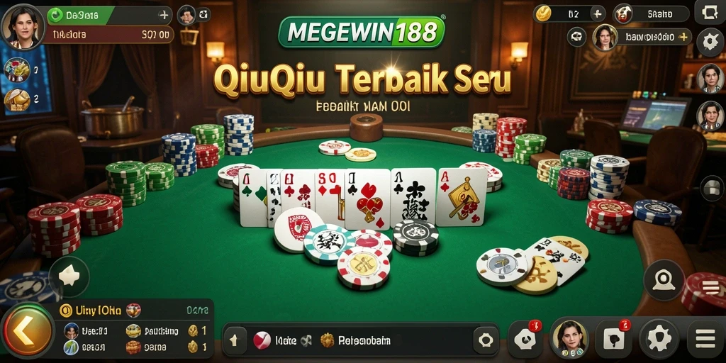 Tampilan gameplay QiuQiu yang menarik di MEGEWIN188.