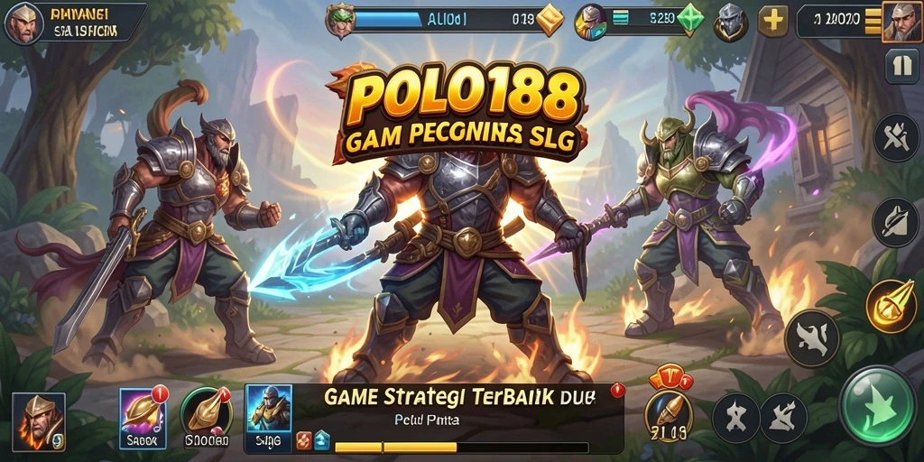 Screenshot gameplay <strong>POLO188</strong> menampilkan strategi bertempur yang menegangkan.