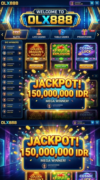Layar unduh aplikasi di olx888 menunjukkan proses yang sederhana.